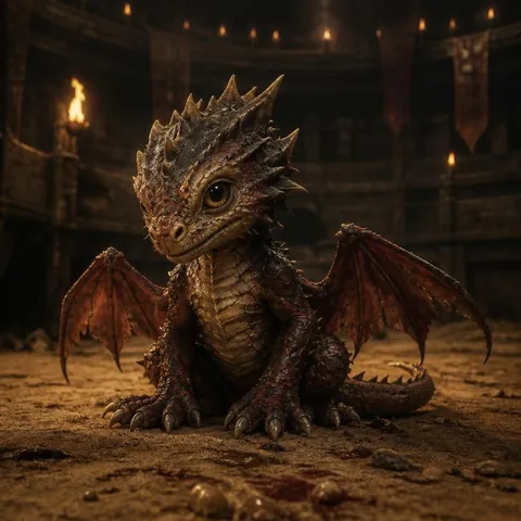Filhote companheiro de raridade comum em Arena Medieval