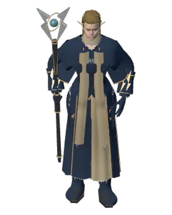 Elves character wearing actual Arena Medieval equipment
