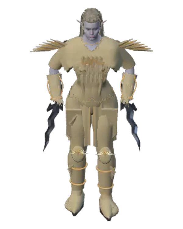 Elven Lunar Blade with two daggers in Arena Medieval